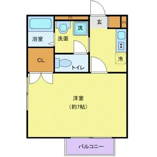 アムールIITAKASHIN【2階】の間取り