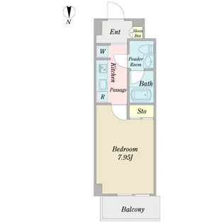 LEQUOSIS ESTATE【2階】の間取り
