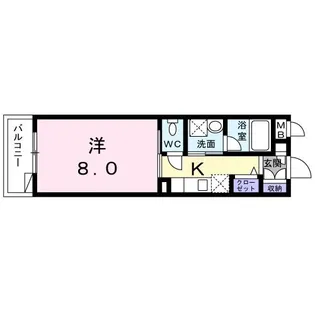 エテルノ 代々木【2階】の間取り