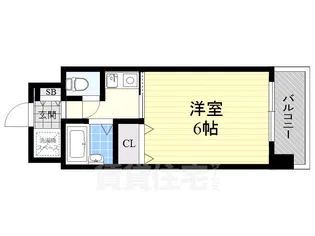 サンキャドマス扇町【12階】の間取り