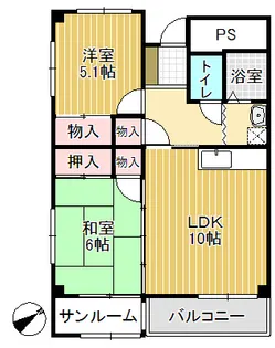 クオーレ【1階】の間取り