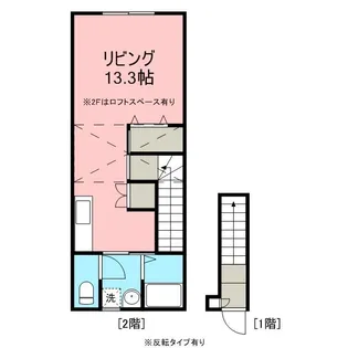 フロンティアハウス上田【2階】の間取り