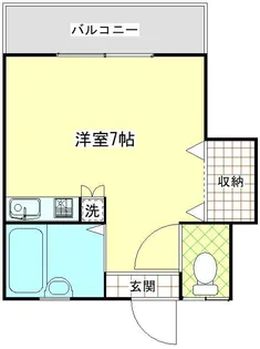 てのひら荘【2階】の間取り