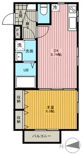 メゾンHAMAYOU【2階】の間取り
