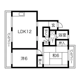 フラワービレッジ【1階】の間取り
