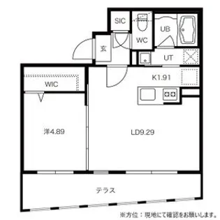 カルグランデ菊水【1階】の間取り