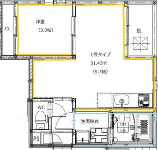 REGALEST健軍I【1階】の間取り