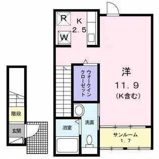 K-EST【2階】の間取り