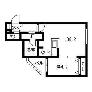 maison Riel美園【2階】の間取り