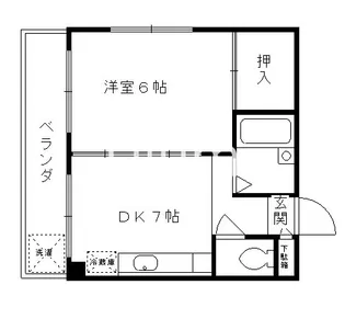 テラスオークラ【3階】の間取り