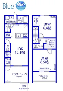 Parkside Lanaiの間取り