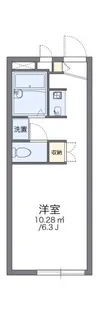 レオパレスヨコハマミナミ【2階】の間取り