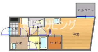 モンテスタイル鍛冶屋町【6階】の間取り