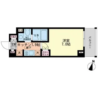 エスティメゾン哲学堂【6階】の間取り