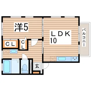 メゾン・ド・シュシュ【2階】の間取り