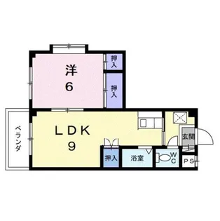 レジデンス家久【4階】の間取り