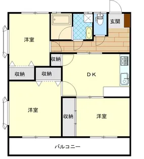 コーポ日信【2階】の間取り