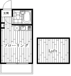 ベルビー中野【2階】の間取り