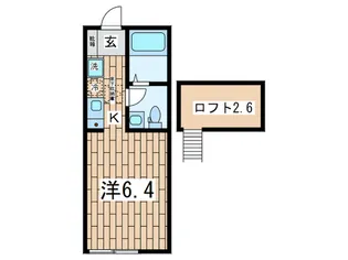 コリーヌブラン【2階】の間取り