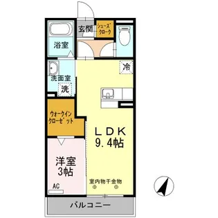 Blanc Aile【2階】の間取り