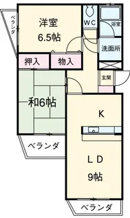ビューラー樋田【2階】の間取り