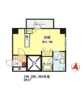 エスペランサ豊玉【3階】の間取り