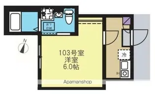 リスタ保土ヶ谷【1階】の間取り