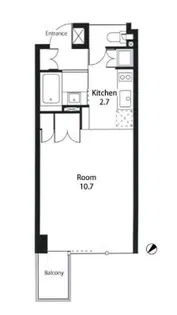 INTEFOSSA【2階】の間取り