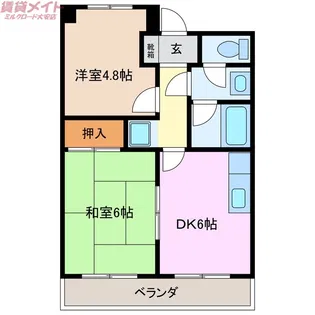 サンヒルズ【2階】の間取り