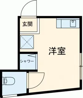 サークルハウス竹ノ塚六番館【1階】の間取り