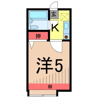 スプリング北綾瀬【2階】の間取り