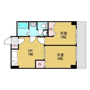 第5高光マンション【4階】の間取り