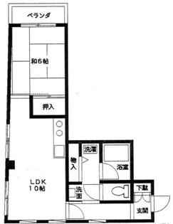 メゾンコンコルド【2階】の間取り