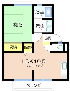 泉ハイツ2【2階】の間取り