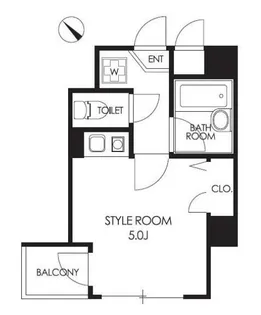 1Kの間取り画像