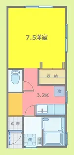 スコッチハウス小柳【2階】の間取り