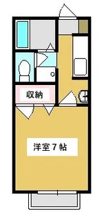 フレグランス母子沢【1階】の間取り