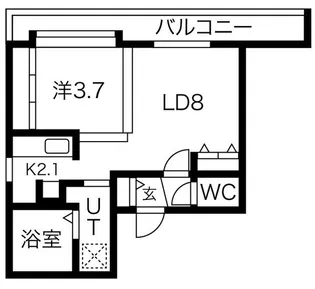 NsK BLD.【4階】の間取り