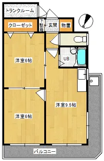 山元ビル【4階】の間取り
