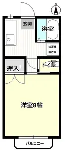 総社SフラッツD棟【1階】の間取り