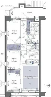 ザ・レーベン上杉三丁目【6階】の間取り