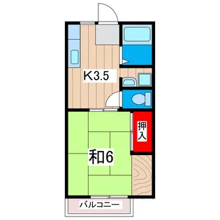 シーサイドハイツ【1階】の間取り