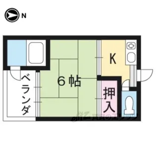 瞳マンション【2階】の間取り