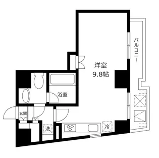 URBAN PARK麻布十番 アーバンパーク麻布十番【6階】の間取り