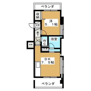 サングランデ【2階】の間取り