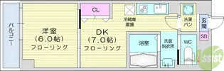 アスコット鉄砲町2【5階】の間取り