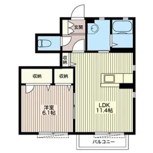 ◆シャーメゾンノアール シャーメゾン【1階】の間取り