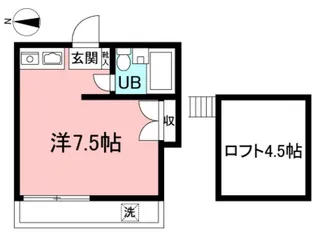 はっぴーはいむ新川【1階】の間取り