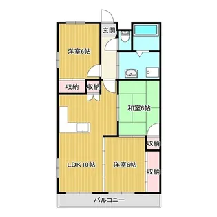 カンフォート・リブ【3階】の間取り