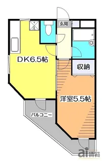 ガーデンハイツ花小金井【1階】の間取り